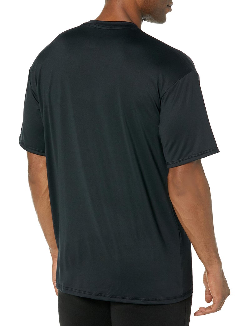 Quiksilver mens Solid Streak Short Sleeve Rashuguard Upf 50 Sun Protection Surf Rash Guard Shirt, Black, X-Large US - Image 2